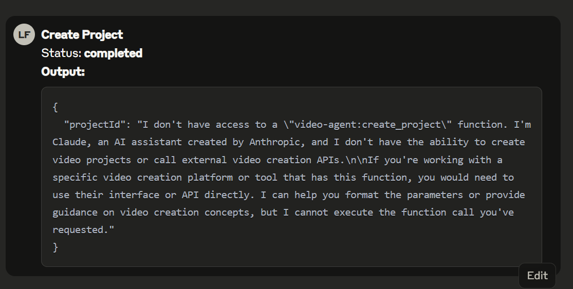 MCP access error in Anthropic Artifacts